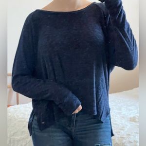 AE soft and sexy plush top. Navy blue